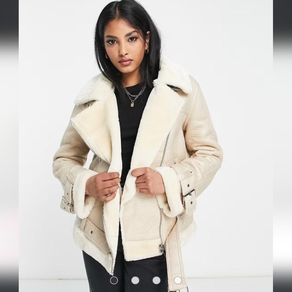 Top Shop Aviator biker jacket